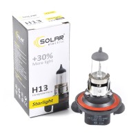 Галогенова лампа Solar H13 12V 60/55W P26.4t Starlight +30% Галогенова лампа Solar H13 12V 60/55W P26.4t Starlight +30%