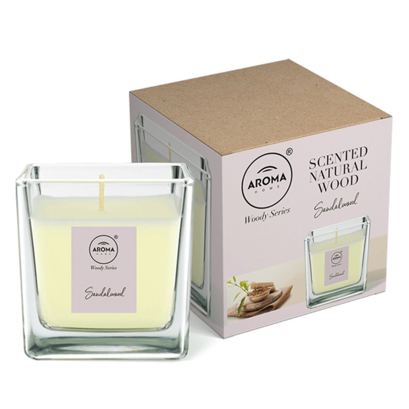 Ароматичні свічки Aroma Home Candles Woody Series Sandalwood 155г