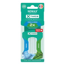 Ароматизатор з подвійною капсулою Nowax X Twice - Fresh & Green
