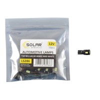 LED автолампа Solar 12V T10 W2.1x9.5d 6SMD 5630 white 10шт LED автолампа Solar 12V T10 W2.1x9.5d 6SMD 5630 white 10шт