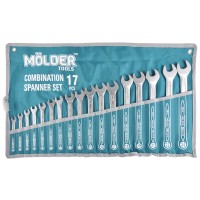 Набір ключів Molder CR-V, 6-24мм, 17шт