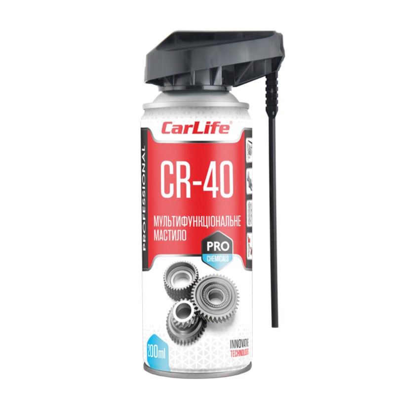 Змазка багатофункціональна CarLife CR-40 Multifunctional Lubricant Professional, 200мл
