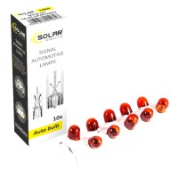 Лампа розжарювання Solar WY5W AMBER 12V W2,1x9,5d, 10шт Лампа розжарювання Solar WY5W AMBER 12V W2,1x9,5d, 10шт