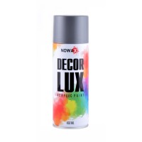 Фарба акрилова Nowax Spray 450мл срібно-сірий (SILVER СІРИЙ/RAL9022)