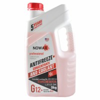 Антифриз NOWAX RED G12 концентрат (червоний) 5кг