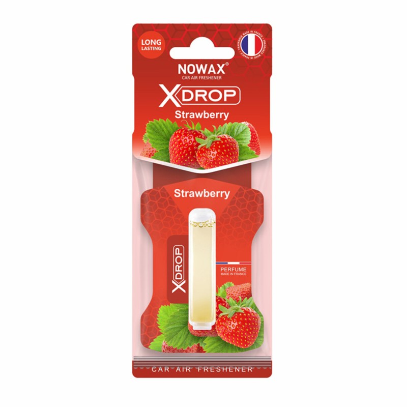 Ароматизатор целюлозний з капсулою Nowax серія X Drop - Strawberry