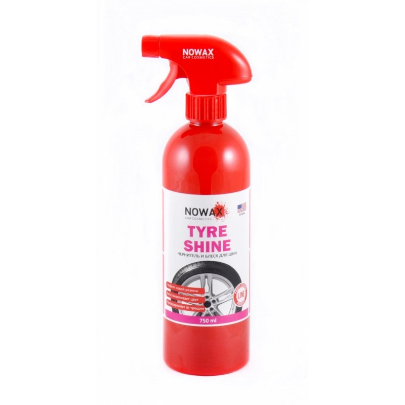 Чорнитель і блиск для шин Nowax Tyre Shine, 750мл