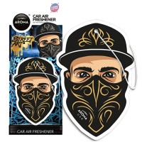 Ароматизатор Aroma Car Cellulose STREET ART - Mask сухий