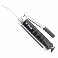 Шприц для мастила Nowax плунжерно-важільного типу Heavy Duty 10000psi, шланг в комплекті