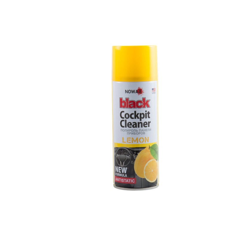 Поліроль для панелі приладів Nowax Cockpit Cleaner Spray Лимон, 450мл