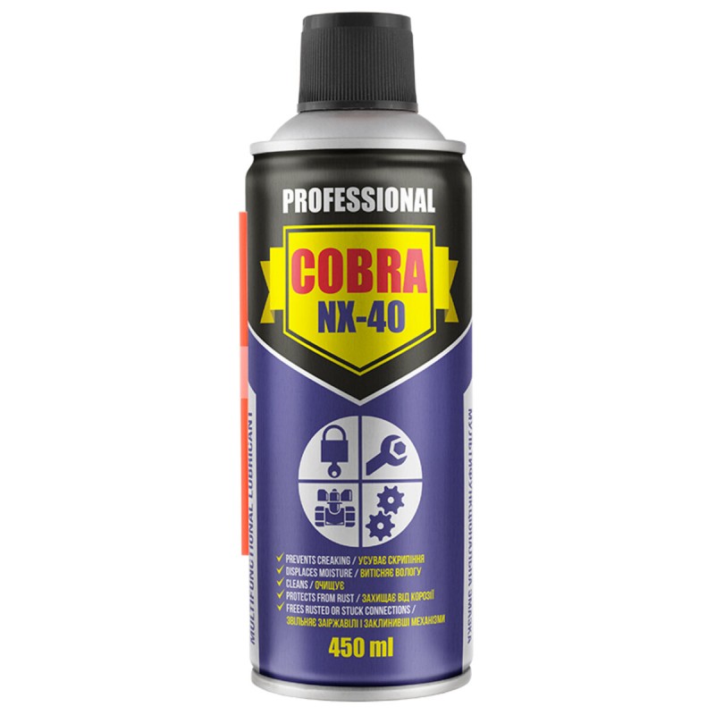 Змазка багатофункціональна Nowax NX-40 Multifunctional Lubricant Cobra, 450мл