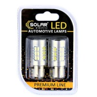 LED автолампа Solar 12-24V S25 BA15s 27SMD white, 2шт LED автолампа Solar 12-24V S25 BA15s 27SMD white, 2шт