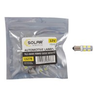 LED автолампа Solar 12V T8.5 BA9s 9SMD 5050, white 10шт LED автолампа Solar 12V T8.5 BA9s 9SMD 5050, white 10шт