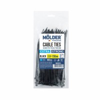 Хомути Molder пластикові чорні 3.6x150, 100шт