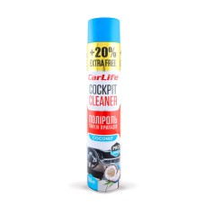 Поліроль для панелі приладів CarLife Cockpit Cleaner Кокос, 750мл