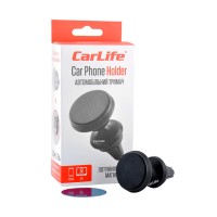 Тримач мобільного телефону автомобільний Carlife магнітний на дефлектор PH609