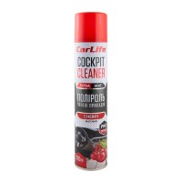 Поліроль для панелі приладів CarLife Cockpit Cleaner EXTRA MAT Вишня, 320мл
