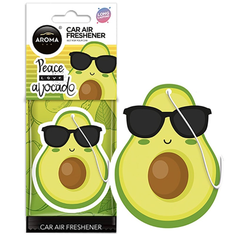Ароматизатор Aroma Car Cellulose FRUITS - Avocado сухий