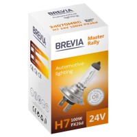 Галогенова лампа Brevia H7 24V 100W PX26d Master Rally CP Галогенова лампа Brevia H7 24V 100W PX26d Master Rally CP