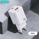 МЗП Usams US-CC144 T43 33W Dual Ports GaN Mini Fast 1A+1C Charger (EU) White