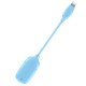 Кабель-перехiдник Baseus IP Male to Dual iP&3.5mm Female L51 Blue