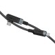 Кабель ACEFAST C5-03 USB-C to USB-C 100W right angled aluminum alloy 2m Gray