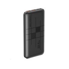 Зовнішній акумулятор XO PR187 fast charge light display PD20W+QC22.5W 10000mAh Black
