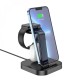 Бездротовий зарядний пристрій HOCO CW43 Graceful 3-in-1 charger Black