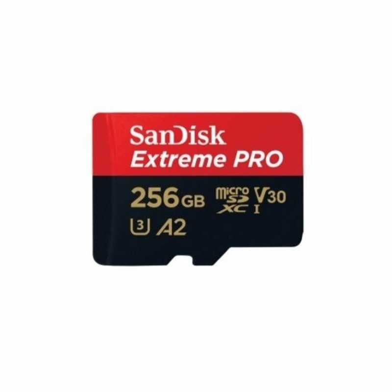 microSDXC (UHS-1 U3) SanDisk Extreme Pro A2 256Gb class 10 V30 (R170MB/s,W90MB/s) (adapter SD)