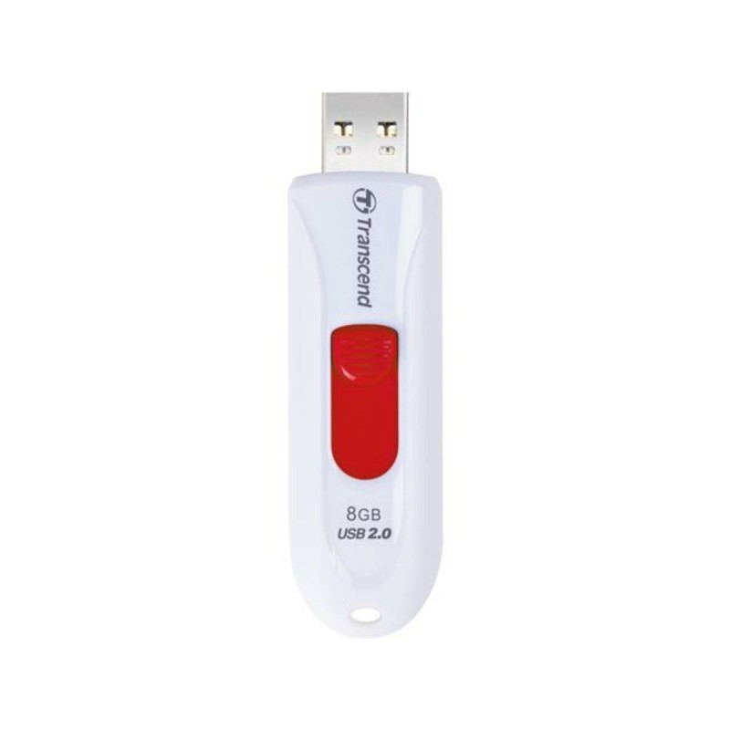 Flash Transcend USB 2.0 JetFlash 590 8Gb White