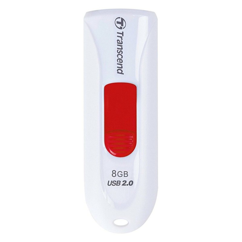 Flash Transcend USB 2.0 JetFlash 590 8Gb White