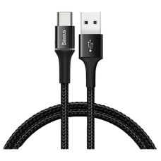 Кабель Baseus halo data cable USB For Type-C 3A 1m Black
