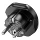 Мережевий зарядний пристрій HOCO AC6 Unimpeded universal conversion plug Black