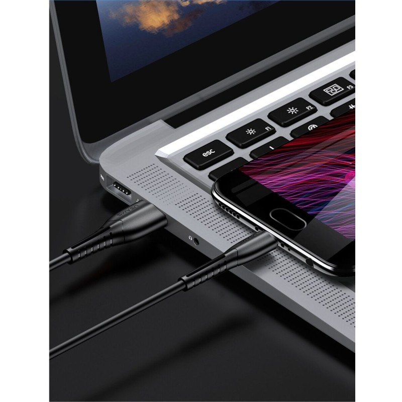 Кабель Usams US-SJ365 U35 Micro Charging Cable 1M Black