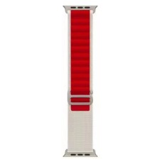 Ремінець для годинника Apple Watch Alpine Loop 42/44/45/49mm 5.Red-White