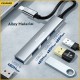 Хаб Essager Fengyang 4 in 1 Splitter (Type-C port)  grey (EHBC04-FY0G-P)