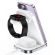 Бездротовий зарядний пристрій ACEFAST E15 desktop 3-in-1 wireless charging stand White
