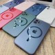 Чохол для смартфона AG Glass Matt Frame Color MagSafe Logo for Apple iPhone 14 Pearly White