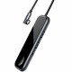 USB-Hub Baseus Superlative Multifunctional HUB (Type-C to 2xUSB3.0+HDMI + Audio + PD+iWatch-) Gray