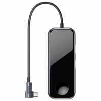 USB-Hub Baseus Superlative Multifunctional HUB (Type-C to 2xUSB3.0+HDMI + Audio + PD+iWatch-) Gray