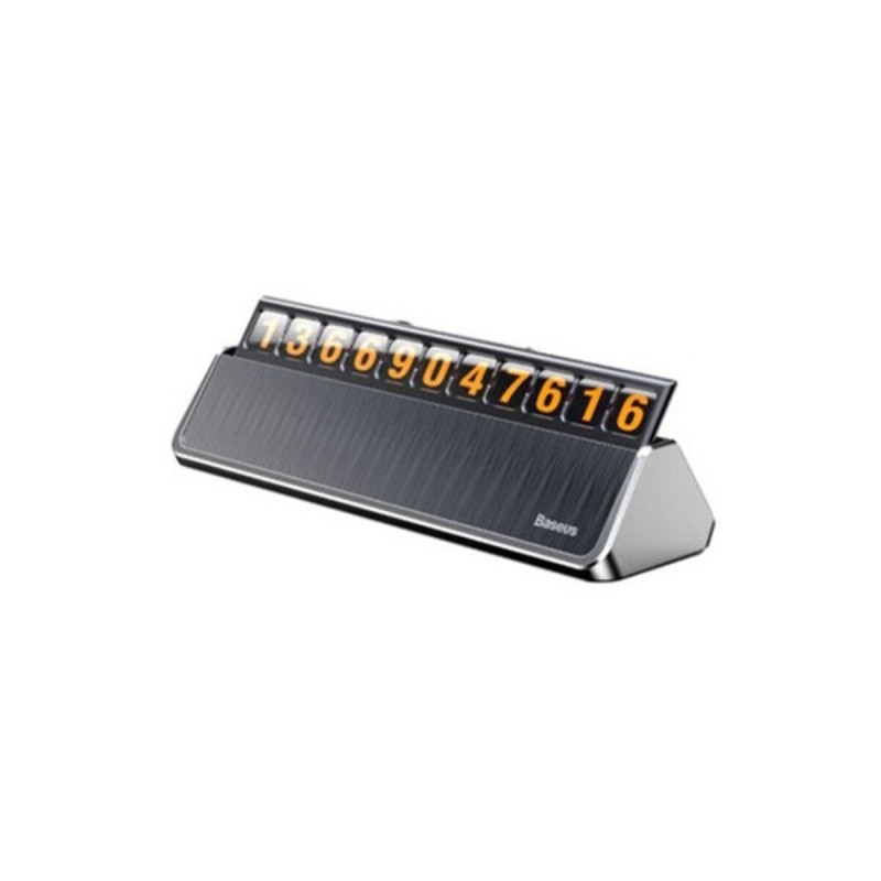 Паркувальна карта Baseus hermit Temporary Parking Number Card Dark Grey