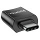 Кабель-перехiдник HOCO UA17 Type-C male to USB female USB3.0 adapter Black