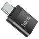 Кабель-перехiдник HOCO UA17 Type-C male to USB female USB3.0 adapter Black