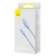 Кабель Baseus Jelly Liquid Silica Gel Fast Charging Data Cable USB to iP 2.4A 1.2m Blue