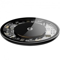 Бездротовий зарядний пристрій Baseus Simple Wireless Charger15W (UpdatedVersion forType-C) Transparent