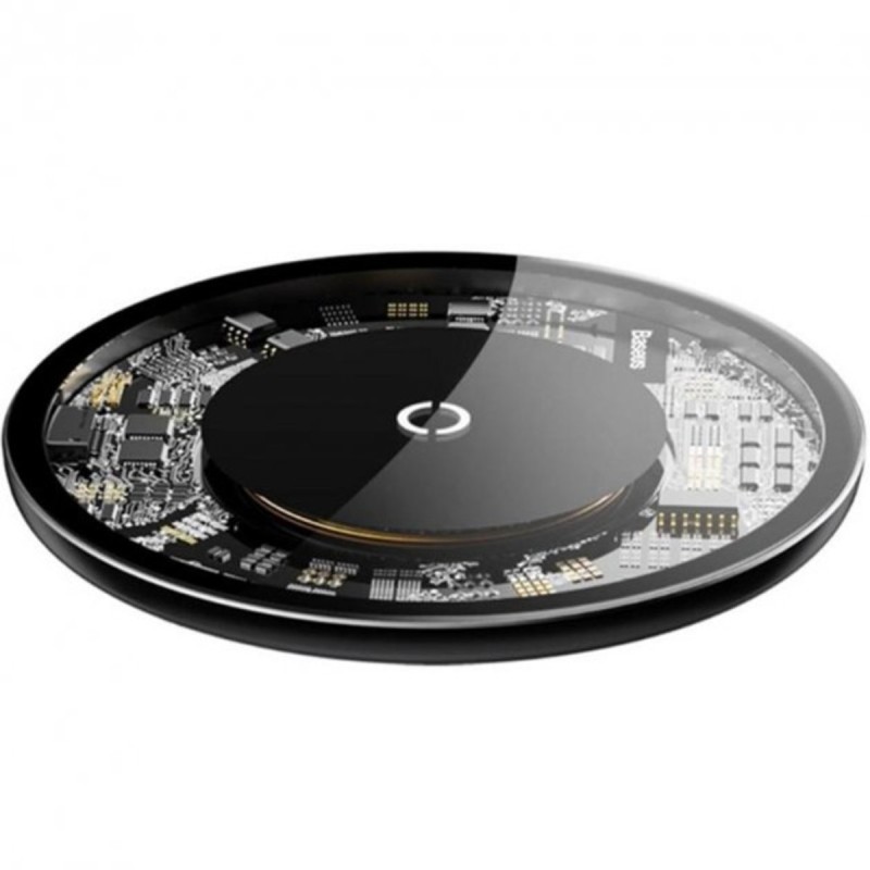 Бездротовий зарядний пристрій Baseus Simple Wireless Charger15W (UpdatedVersion forType-C) Transparent