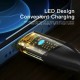 Кабель Essager Interstellar Transparent Design USB Charging Cable Type C to Lightning 1m black (EXCTL-XJ01-P)