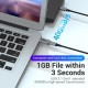 Адаптер Vention USB 3.0 Male to USB-C Female Adapter Gray Aluminum Alloy Type (CDPH0)