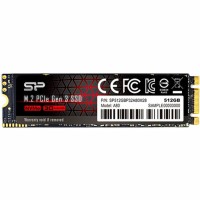 SSD M.2 SiliconPower P32А80 512GB 2280 PCIe 3.0 х2 3D NAND