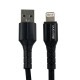 Кабель Mibrand MI-32 Nylon Charging Line USB for Lightning 2A 1m Black